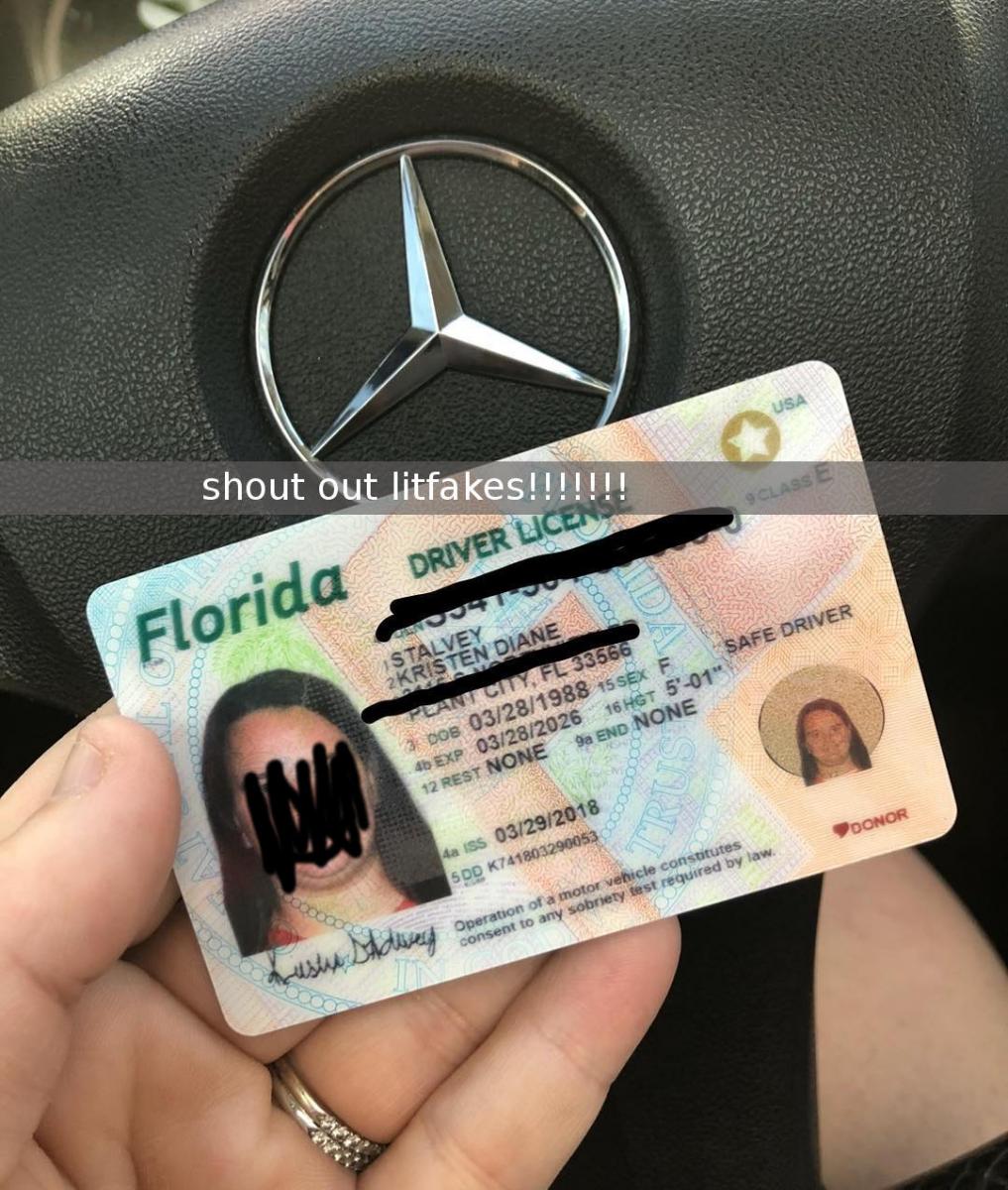 See Proof of Fake ID Photos of Fake Drivers License