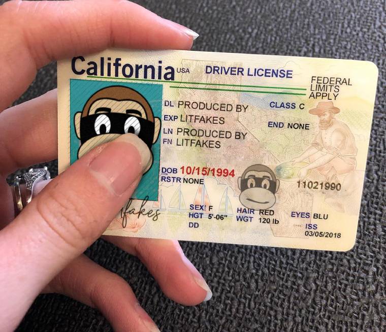 how to make a fake california id card