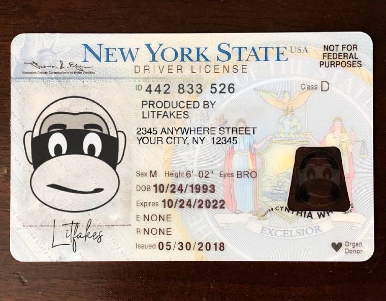 fake ny drivers license template 2018 psd